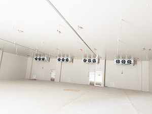 防爆冷庫建造完工內景圖
